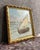 Marie c: oil painting on canvas, seascape with sailing ship, napoleon iii period gilt frame signed and dated (1893) lower...
