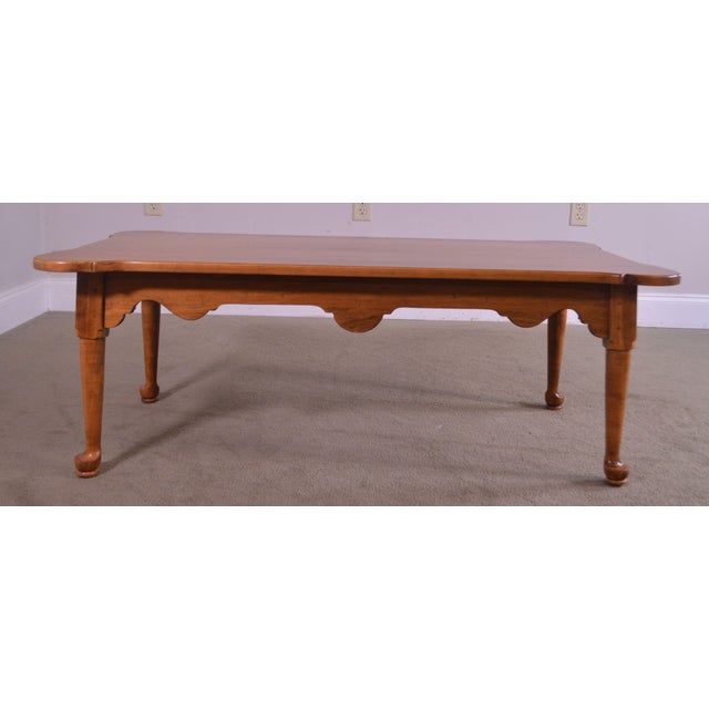 Ethan Allen Circa 1776 Collection Maple Coffee Table Chairish