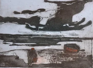 Ian Laurie 'Gathering Storm' Contemporary Limited Edition Etching 2011