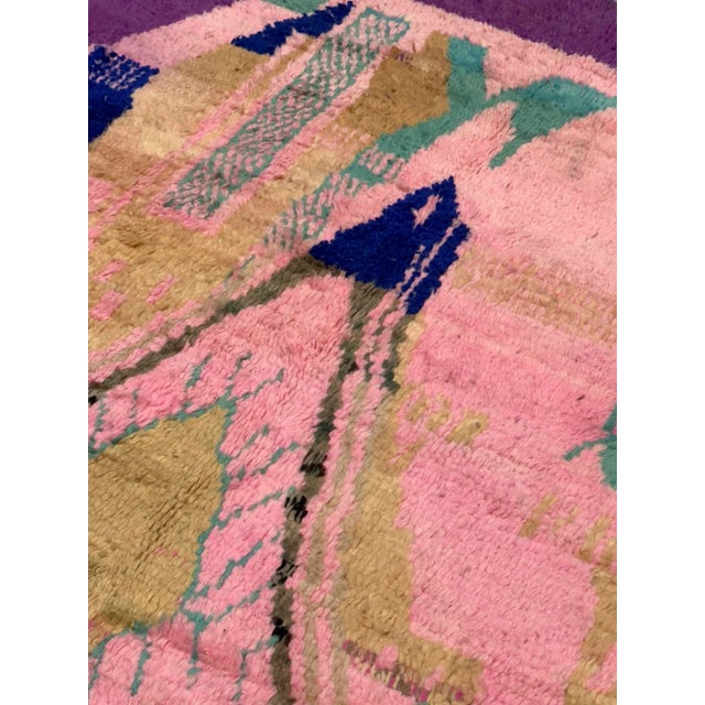 Moroccan Mid Century Moroccan Rug 5'8" X 9’7” For Sale - Image 3 of 7
