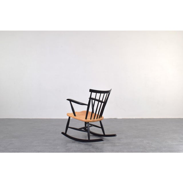 Mid-Century Modern Swedish Rocking Chair, 1960s For Sale - Image 6 of 11