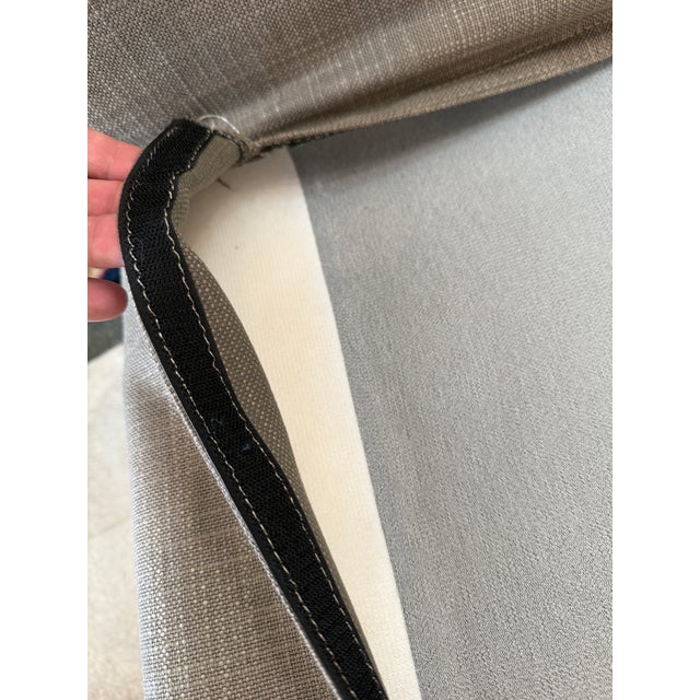 Charcoal Jason Chauncey for Restoration Hardware Costera 2-Cushion Sofa For Sale - Image 8 of 12