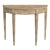 Hampton Demilune Console Table, Beige For Sale