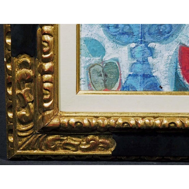 Sunol Alvar "Reposo Sobre Las Frutas" Original Oil on Canvas Custom Frame For Sale - Image 9 of 10