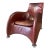 1980s Leather Lounge Chair “Loge” by Gerard Van Den Berg for Montis For Sale