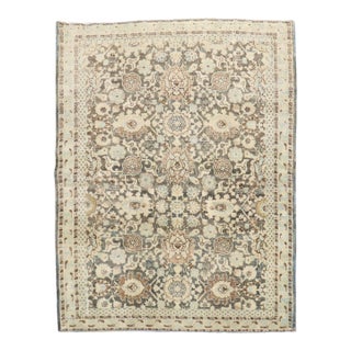 Early 20th Century Zabihi Collection Brown Persian Malayer Rug - 4'7" x 5'9" For Sale