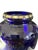 Art Deco Style Erte Fireflies Cobalt Vase For Sale - Image 9 of 13