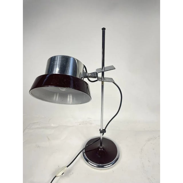 Brown Table Lamp from Targetti Sankey, 1970s For Sale - Image 8 of 8