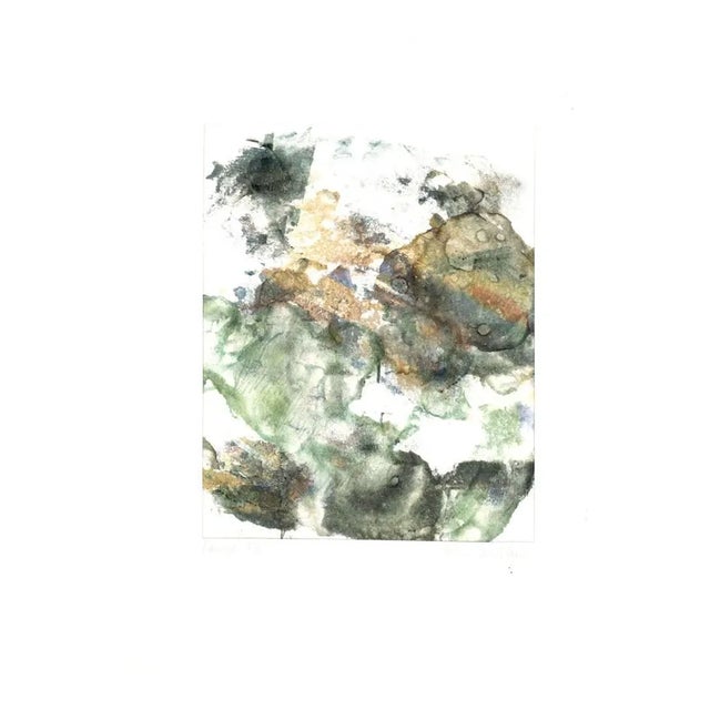 Peter Dischleit, Abstract Composition, 1973, Ink and Watercolor on Paper For Sale