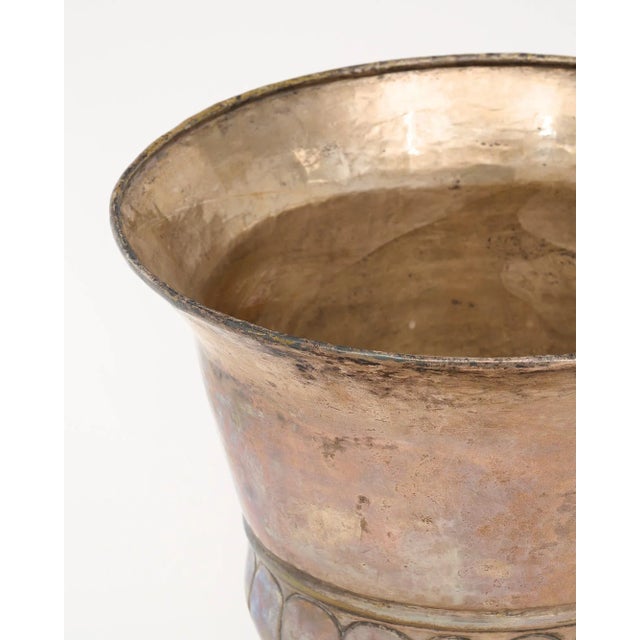 Metal Art Deco French “Grand” Champagne Bucket For Sale - Image 7 of 9