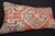 Vintage Anatolian Oushak Pillow – Tribal Handwoven Rug Cushion Cover -19'' X 35'' For Sale - Image 11 of 12