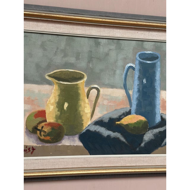 Lindqvist, Still Life, 1950s, Oil Paiting on Canvas, Framed For Sale - Image 4 of 18