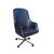 1 Vintage Midcentury Zographos Alpha Chair Black Leather Bronze Base For Sale In Houston - Image 6 of 6
