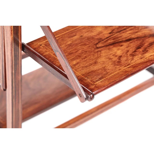 Antique Inlaid Rosewood Centre Table For Sale - Image 5 of 12