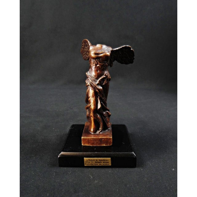 Bronze Winged Victory of Samothrace, miniature reproduction for collection What if you invited victory, however...