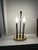 Early 20th Century Early 20th Century Small Double Bouillotte Lamp With Red Tole Shade For Sale - Image 5 of 9