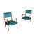 Set of Vintage Armchairs in Velvet & Brass, Italy, 1950s For Sale - Image 10 of 10
