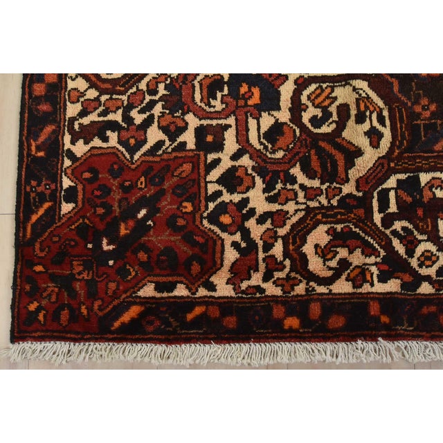 Baloch Rug 7’4” X 10’2” Red Wool Vintage Traditional Hand-Knotted Carpet For Sale - Image 11 of 14