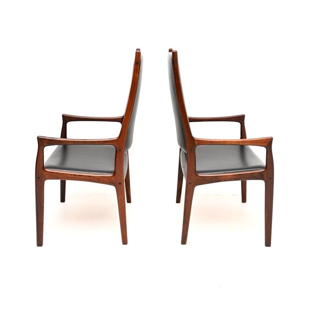 1960s Vintage Danish Dining Chairs by Arne Hovmand-Olsen for Mogens Kold, 1960, Set of 10 For Sale - Image 5 of 11