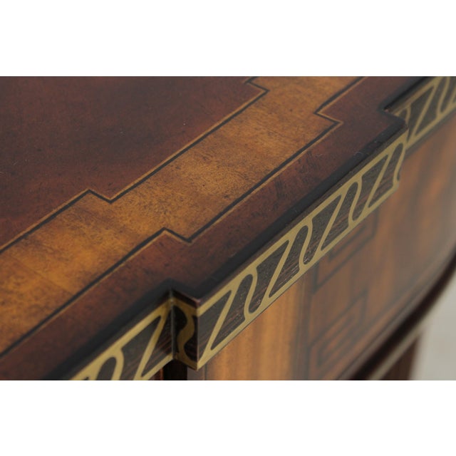 Theodore Alexander Georgian Style Mahogany Inlay Buffet Console Table For Sale - Image 13 of 15