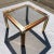 Mid-Century Modern Faux Tortoiseshell & Brass End Table For Sale In Denver - Image 6 of 13