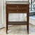 French French Louis XVI Mahogany Carrara Marble Top End Table For Sale - Image 3 of 10