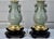 Vintage Celadon Porcelain Table Lamps Pair Mid Century Chinese Vase Style For Sale - Image 9 of 16
