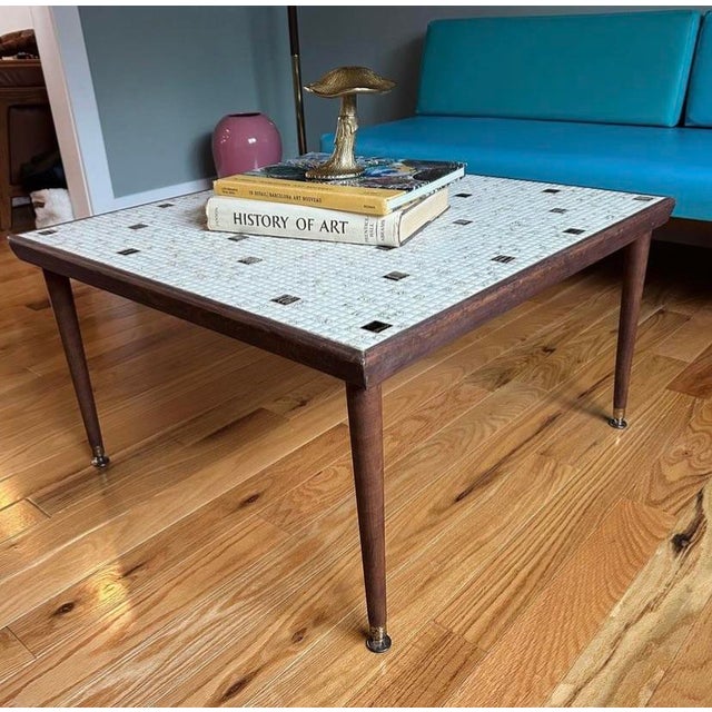 1960s Mid Century Modern Mosaic Tiled Coffee Table | Chairish