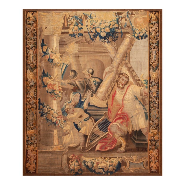 Nazmiyal Collection 17th Century Belgian Tapestry For Sale
