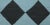 Textile Black and Light Blue Diamond Checker Zanafi Moroccan Wool Rug Sample For Sale - Image 7 of 7