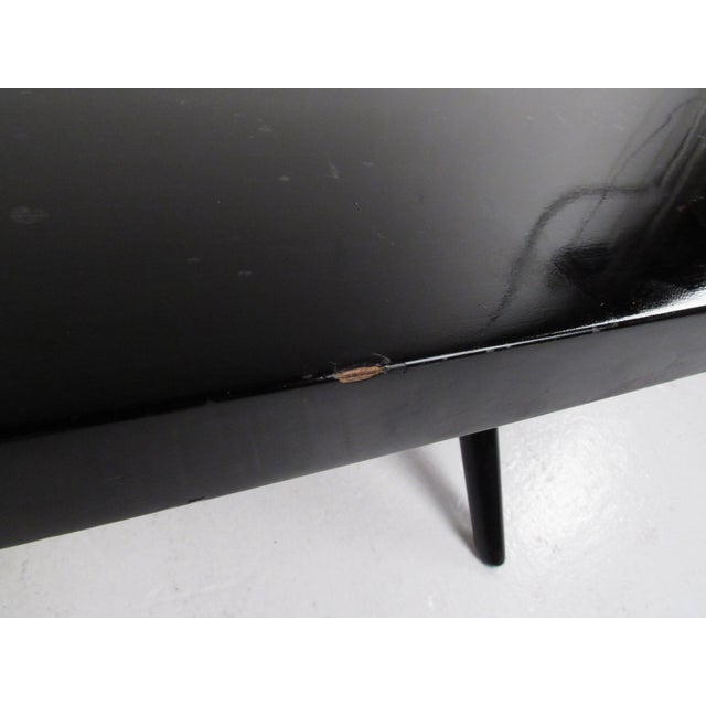 Black Coffee Table by T.H. Robsjohn-Gibbings for Widdicomb For Sale - Image 8 of 10