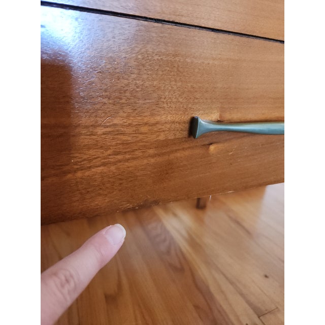 Wood 1960s Lane Acclaim Mid Century Modern Desk For Sale - Image 7 of 12