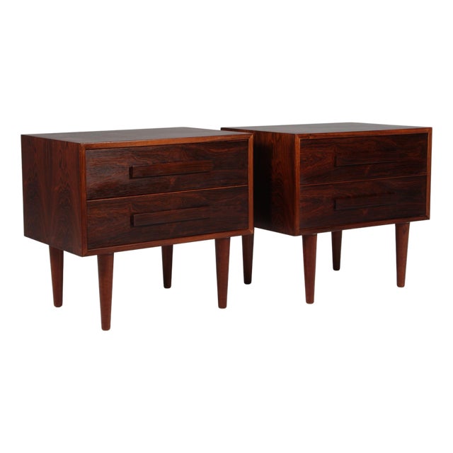 Vintage Nightstands by Sigfried Omann, 1960s, Set of 2 For Sale