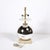 Modernist Mercury Glass Table Lamps With Leather Wrapped Bases by Lorin Marsh For Sale - Image 14 of 17