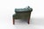 Animal Skin Late 20th Century Chesterfield Sofa and Love Seat Set in Hunter Green For Sale - Image 7 of 13