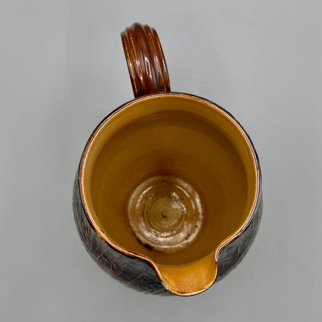 Antique Natural Foliage Stoneware Ale Pitcher Vase from Royal Doulton Lambeth, 1902 For Sale - Image 17 of 18