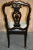 Carved Mahogany Armchair Antique Queen Anne Georgian Shell Motif Accent For Sale - Image 11 of 13