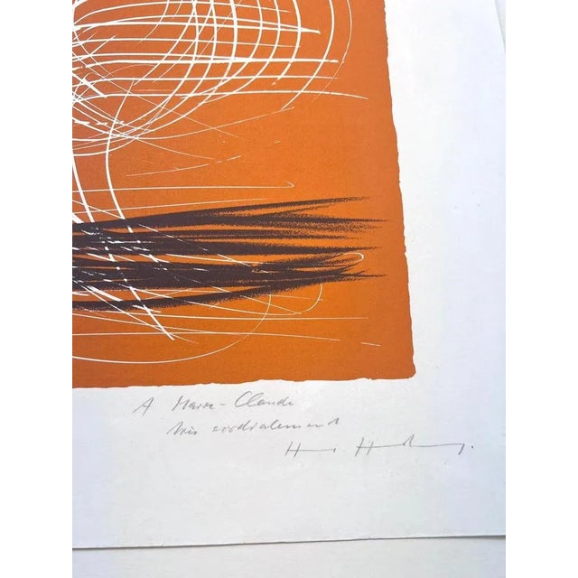 Black Hans Hartung, L1971-4, 1971, Zincograph For Sale - Image 8 of 9