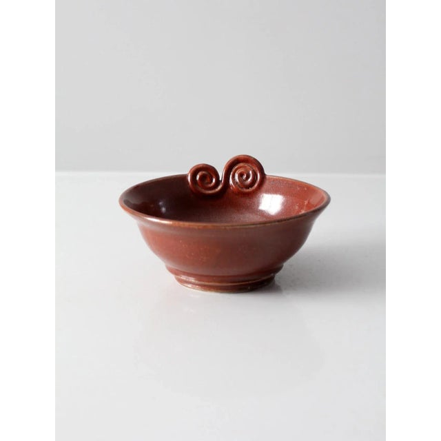 Vintage Studio Pottery Bowl For Sale - Image 9 of 9