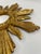1950s French Petite 11" Giltwood Sunburst Wall Mirror For Sale - Image 6 of 18