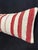 Turkish Hemp Pillow Cushion Natural Beige Red Cushion Cover 14"x45" For Sale - Image 4 of 4