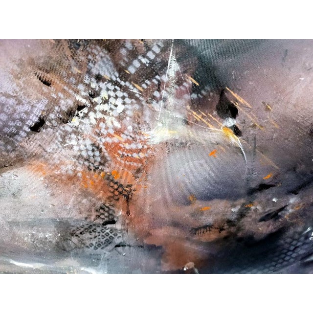 Ovidiu Kloska, the Memory of a Star Before It Was Born, Large Scale Mixed on Canvas For Sale - Image 10 of 13