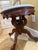 Wood Antique Victorian Walnut Marble Top Table For Sale - Image 7 of 12