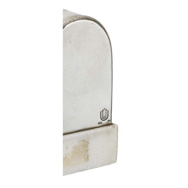 Silver Marble and Silver Plaque; Gomes Da Póvoa For Sale - Image 4 of 8