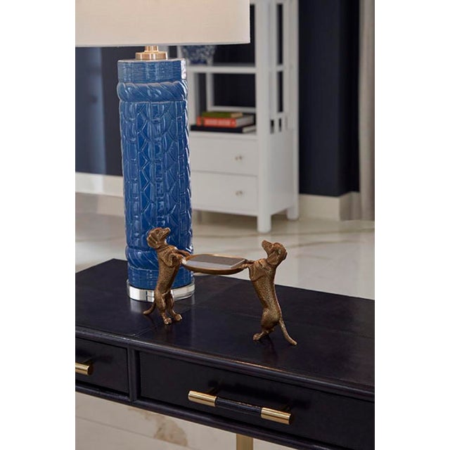 2020s Wildwood Brass Dogs Bearing Dish For Sale - Image 5 of 6