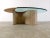Glass Travertine and Glass Coffee Table, Italy, 1970s For Sale - Image 7 of 11