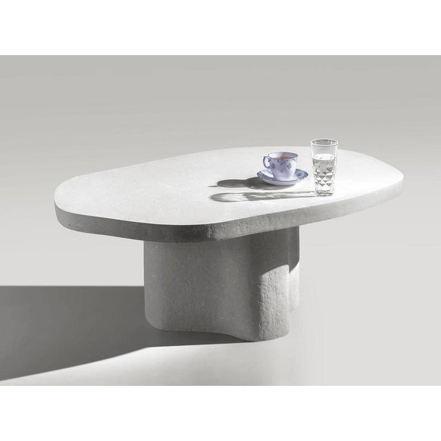 Plinth base coffee table by donatas zukauskas. Dimensions: w 65 x l 106 x h 42 cm. Materials: handcrafted mineral...