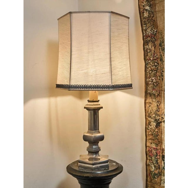 Metal Large Louis XIII Style Table Lamp For Sale - Image 7 of 7