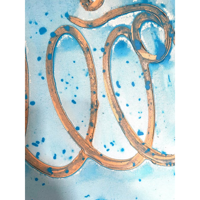 Abstract Matthew Izzo Framed Abstract Painting - Acrylic Paint on Canvas (2021) For Sale - Image 3 of 6