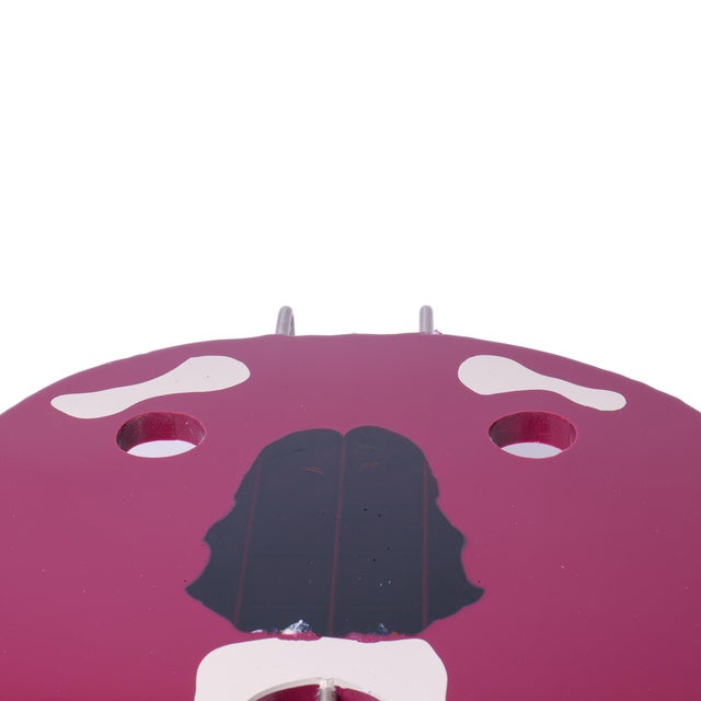 Contemporary Triple Play Coffee Table in Matt Cherry by Gaetano Pesce for Fish Design For Sale - Image 3 of 4